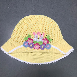 SPRING EASTER HAT HAND CHROCHET - NEW